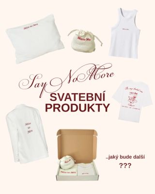 Naše momentální svatební nabídka 💍👰🏼.. A ještě letos se dočkáme jednoho nového produktu 🤍 Co myslíte, že to bude ? 🥰 Zítra...